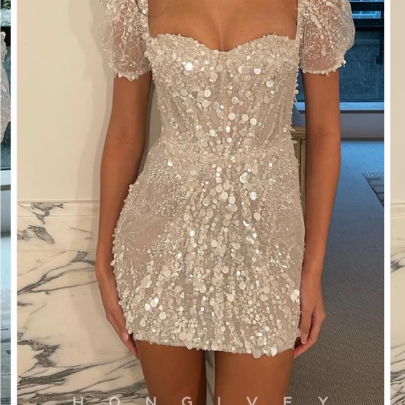 Hongivey short wedding reception dress! - Picture 3 of 7